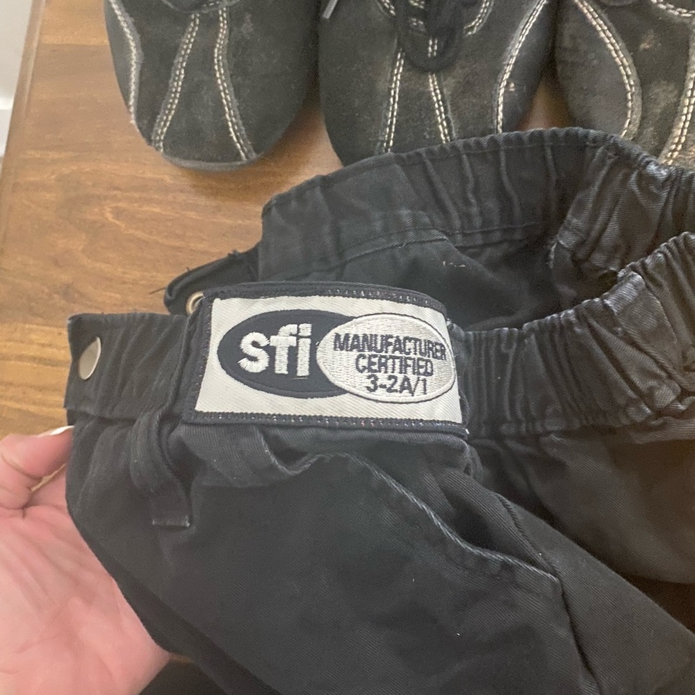 G force child’s medium racing pants.